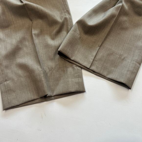 Jos A Bank 36 Short Taupe Wool Dress Pants 28” Inseam - Picture 9 of 9